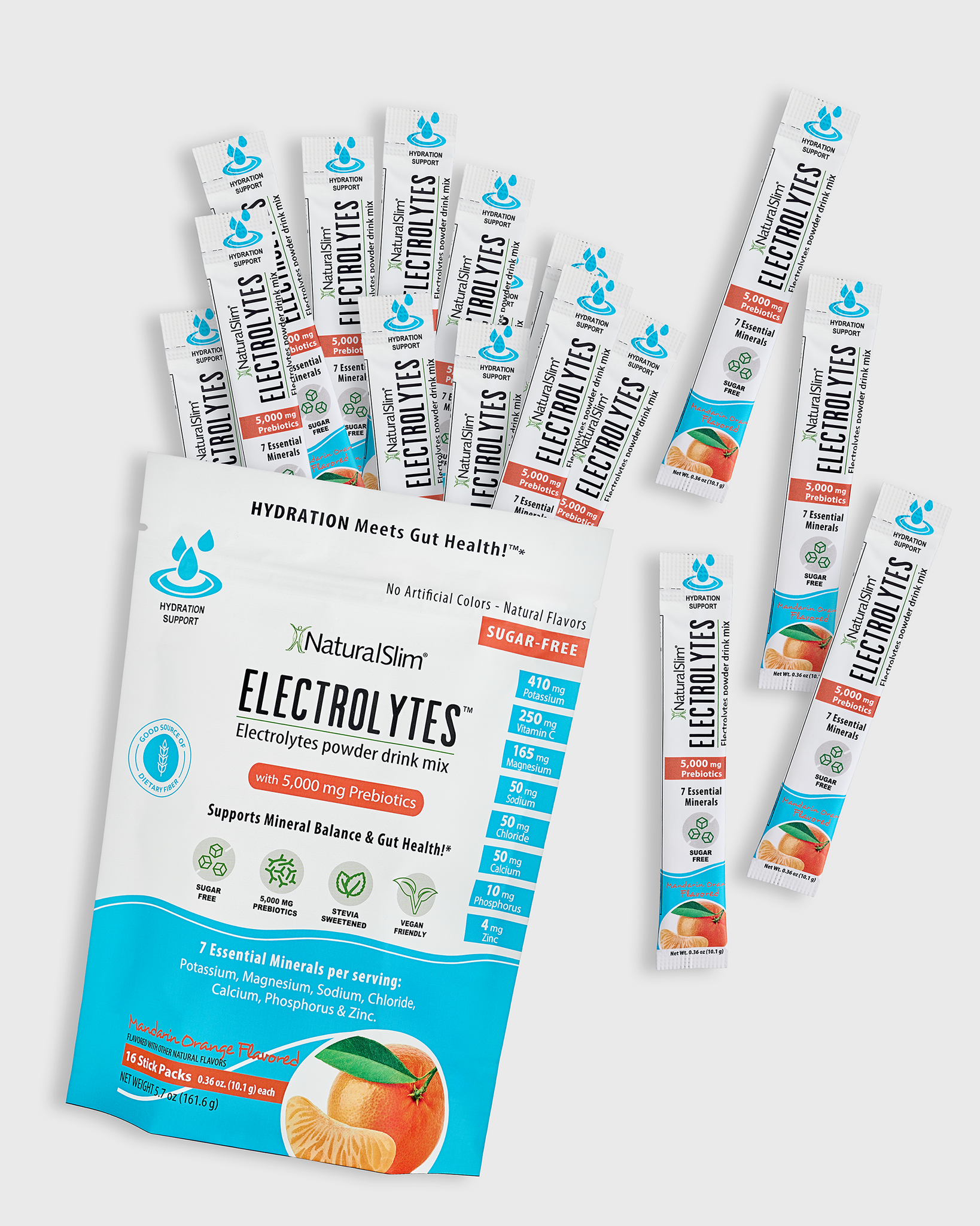NaturalSlim Electrolitos™ Naranja Mandarina