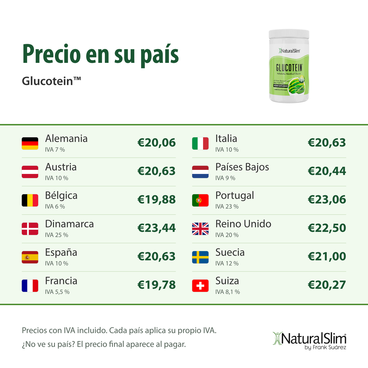 Precio en su país: Glucotein™