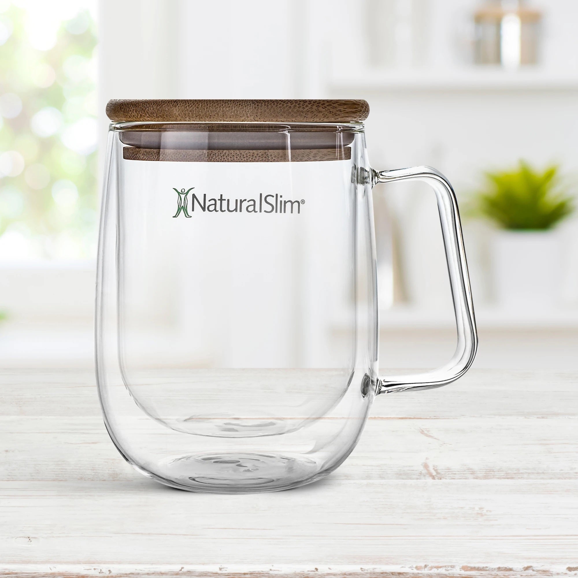 Taza de vidrio de doble pared NaturalSlim